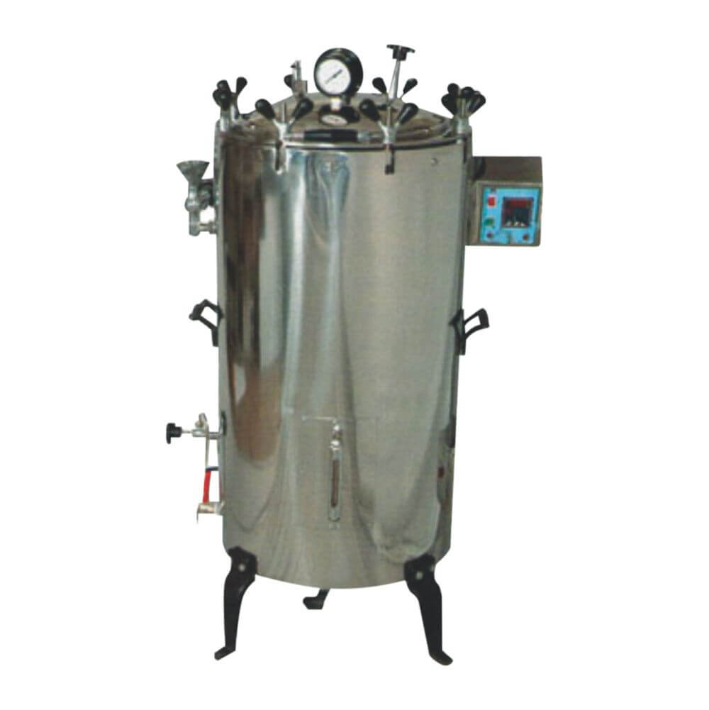 Vertical Triple Walled Radial Locking Autoclave, Stainless Steel (SS),  Fully Automatic (Model No. HV-AC-904)